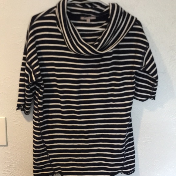 3 for $25 Cowl neck striped sweater - Picture 1 of 5